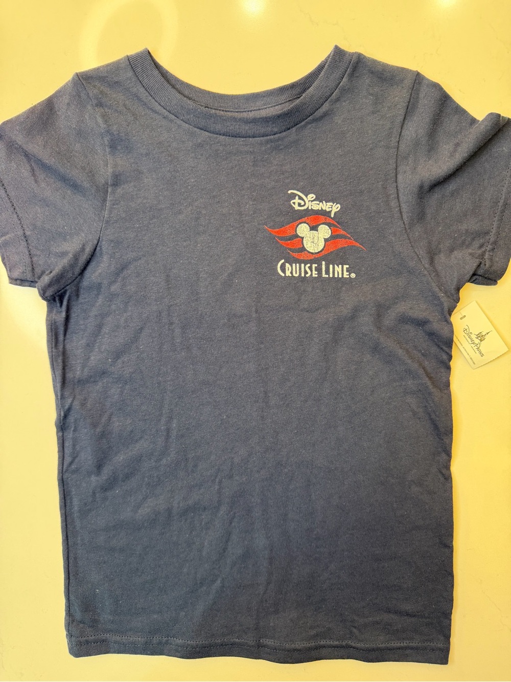 NWT Disney Cruise Line Mickey Mouse Logo T-Shirt Navy XS Disney Parks